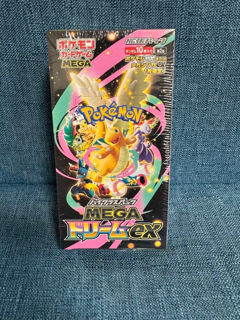 ポケモンカードゲーム MEGAドリームex シュリンク付　新品、未開封