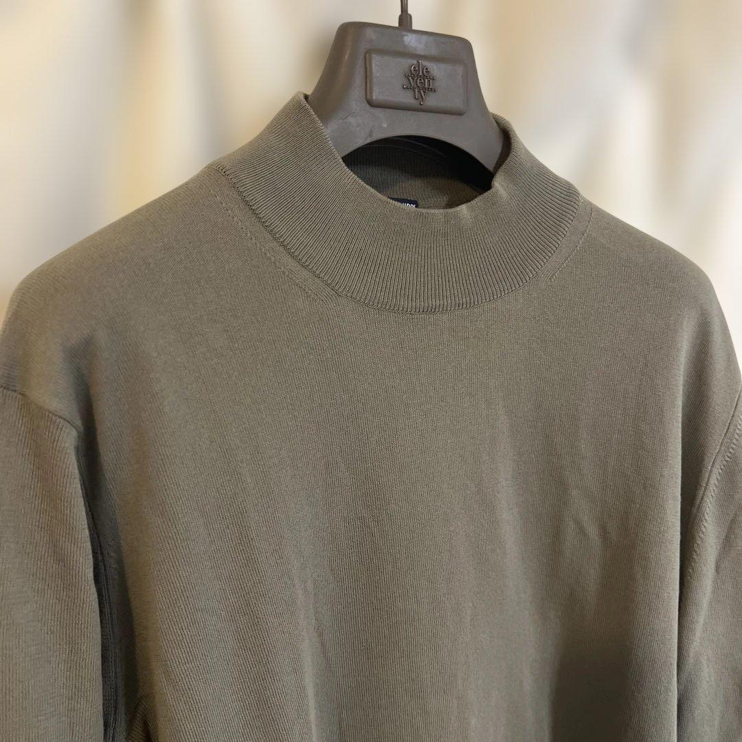 ほぼ未使用 2万 アレッサンドロルッピ サマーニット 52 L位 カーキ