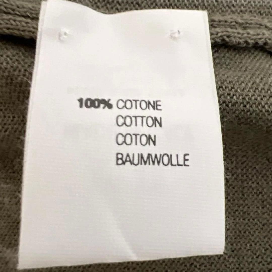 ほぼ未使用 2万 アレッサンドロルッピ サマーニット 52 L位 カーキ