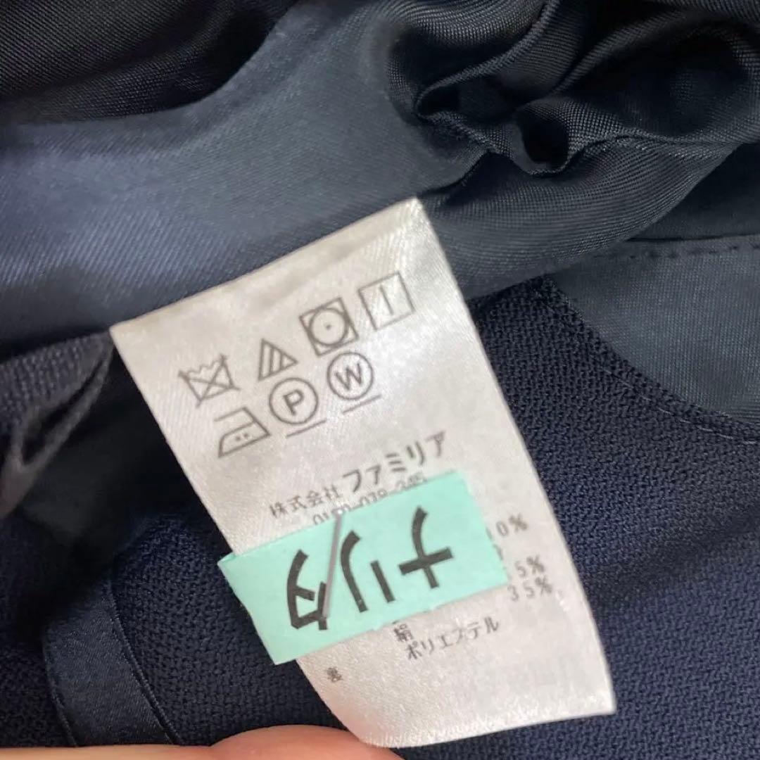 familiar ネイビー フォーマルドレス　受験115