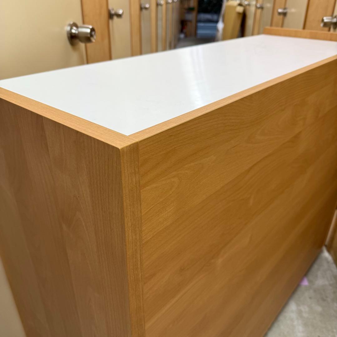 ディノス　堀田木工所　木製キッチンカウンター レンジ台