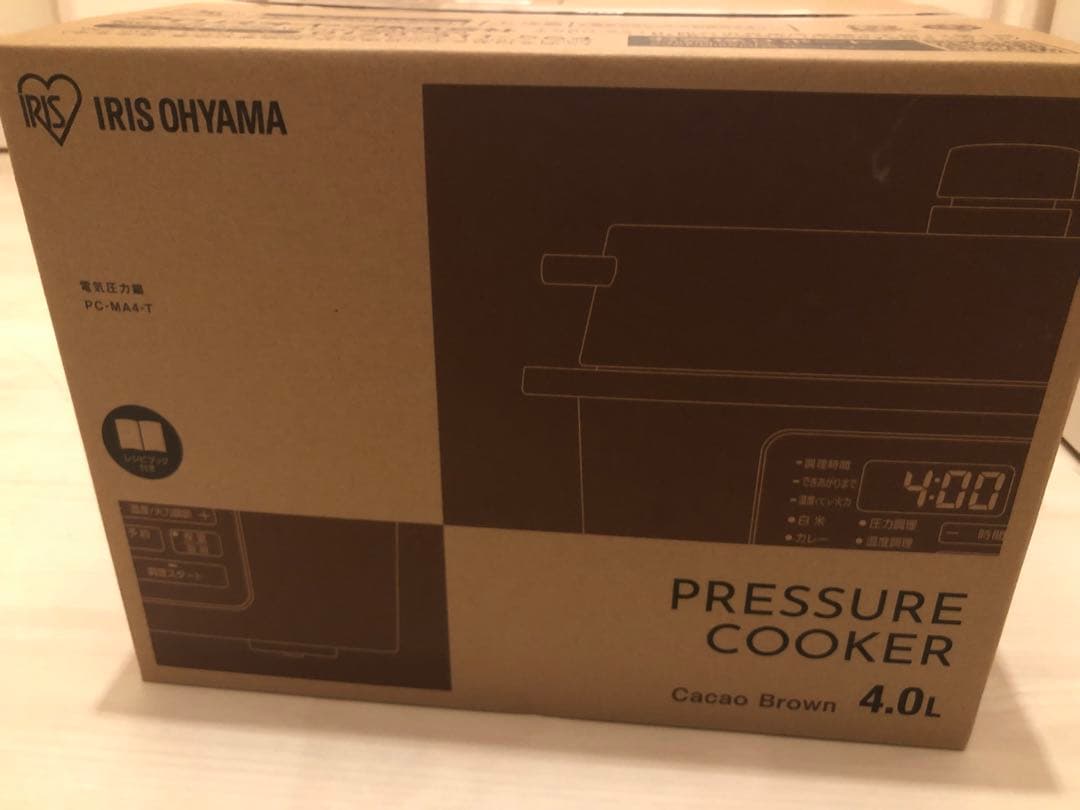 新品　電気圧力鍋　アイリスオーヤマ　PC-MA4-T カカオブラウン