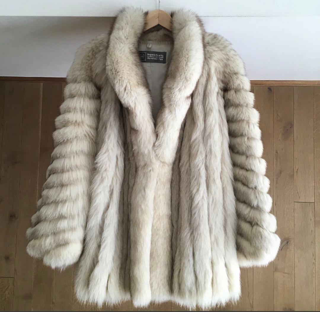 美品　SAGA FOX サガフォックス 毛皮 Superb フォックス 　コート