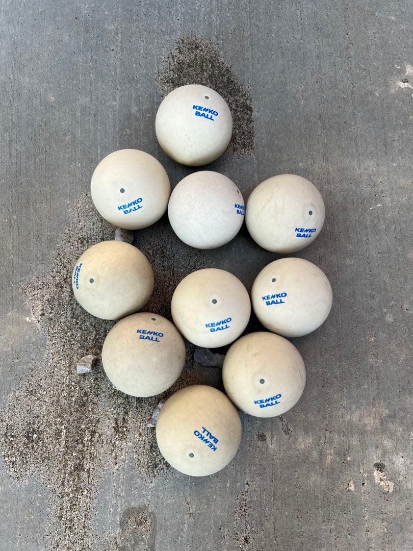 【ソフトテニスボール】KENKO 新旧　スタンダード練習ボール　バック　空気入れ