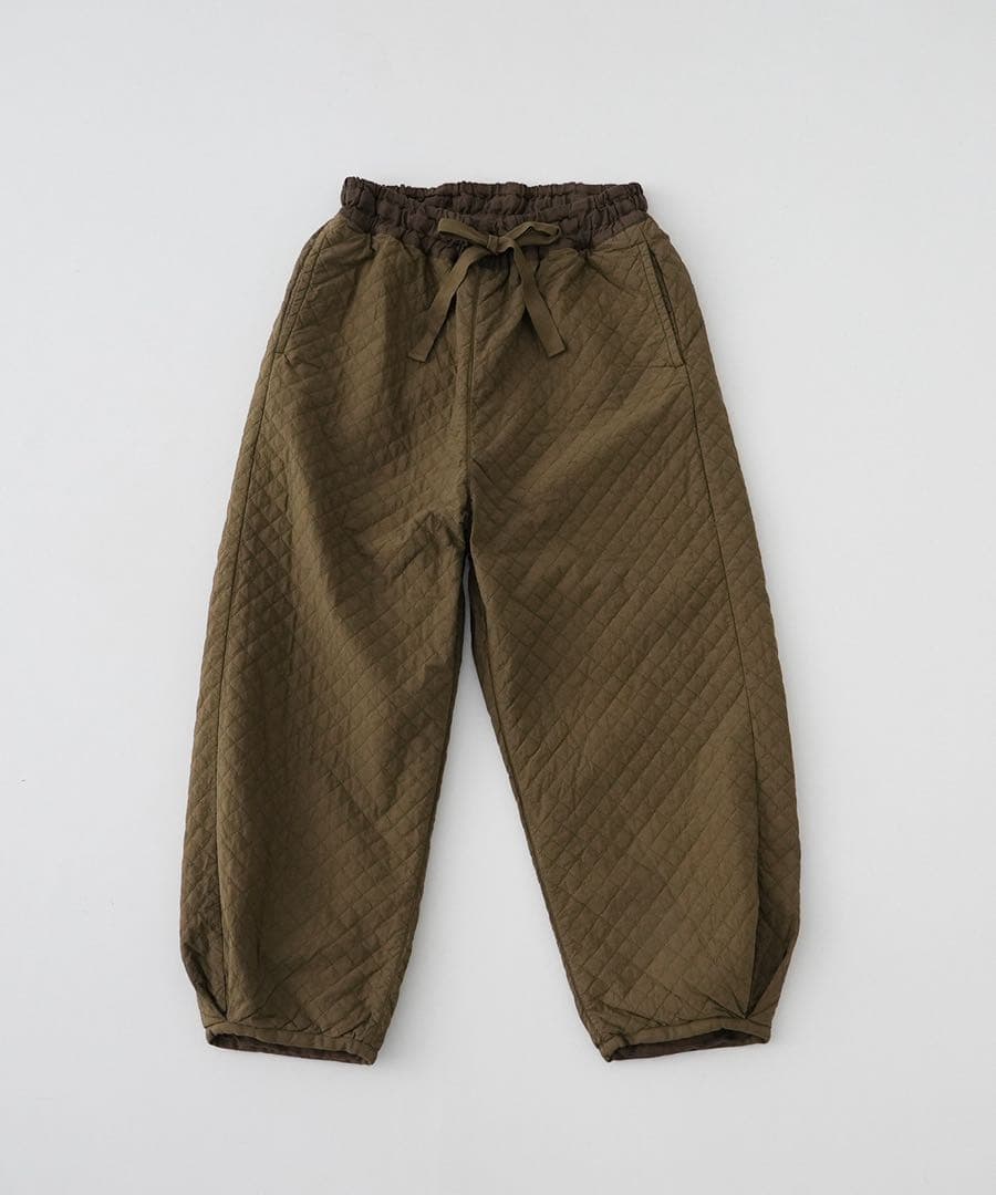 nest Robe キルティングドローコードトラウザーズ