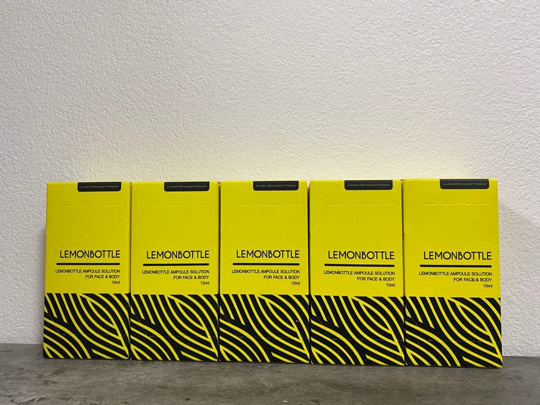 リピーター様レモンボトル10ml 5本ホームケアも可能！