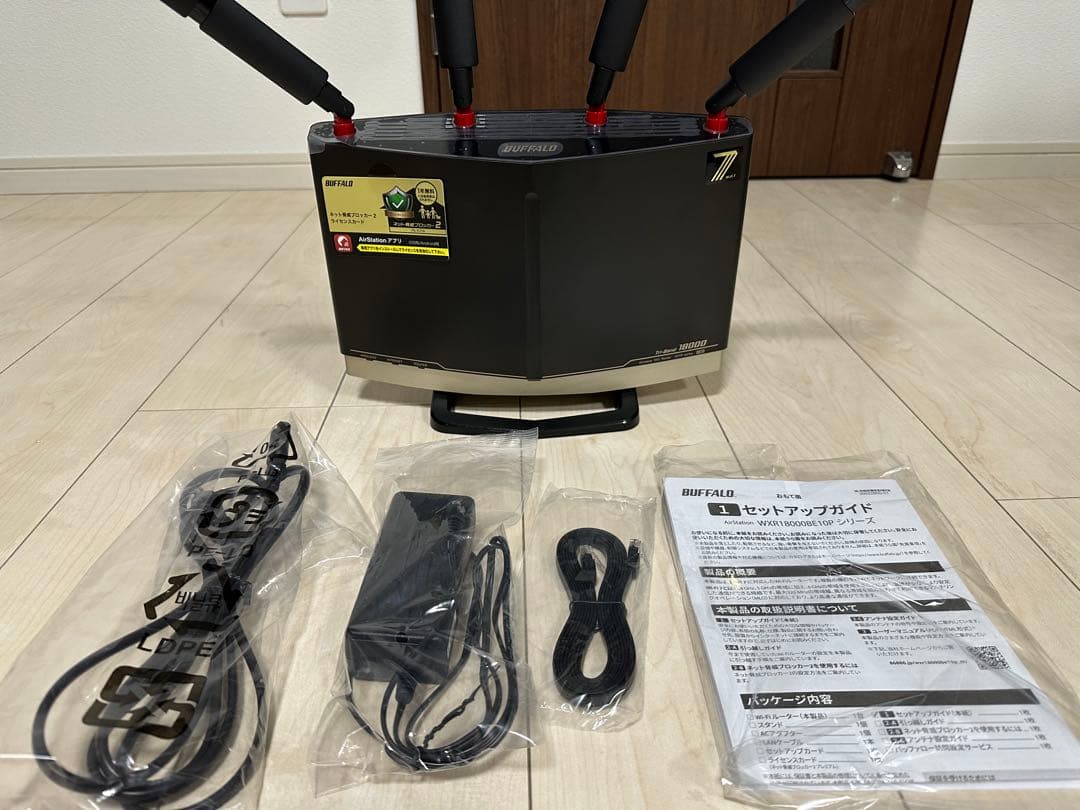バッファロー 無線LANルーター WXR18000BE10P
