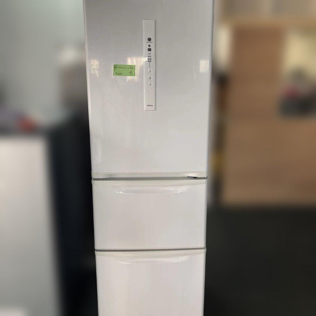 パナソニック 冷蔵庫 NR-C371N-N ホワイト　2020年製　右開き
