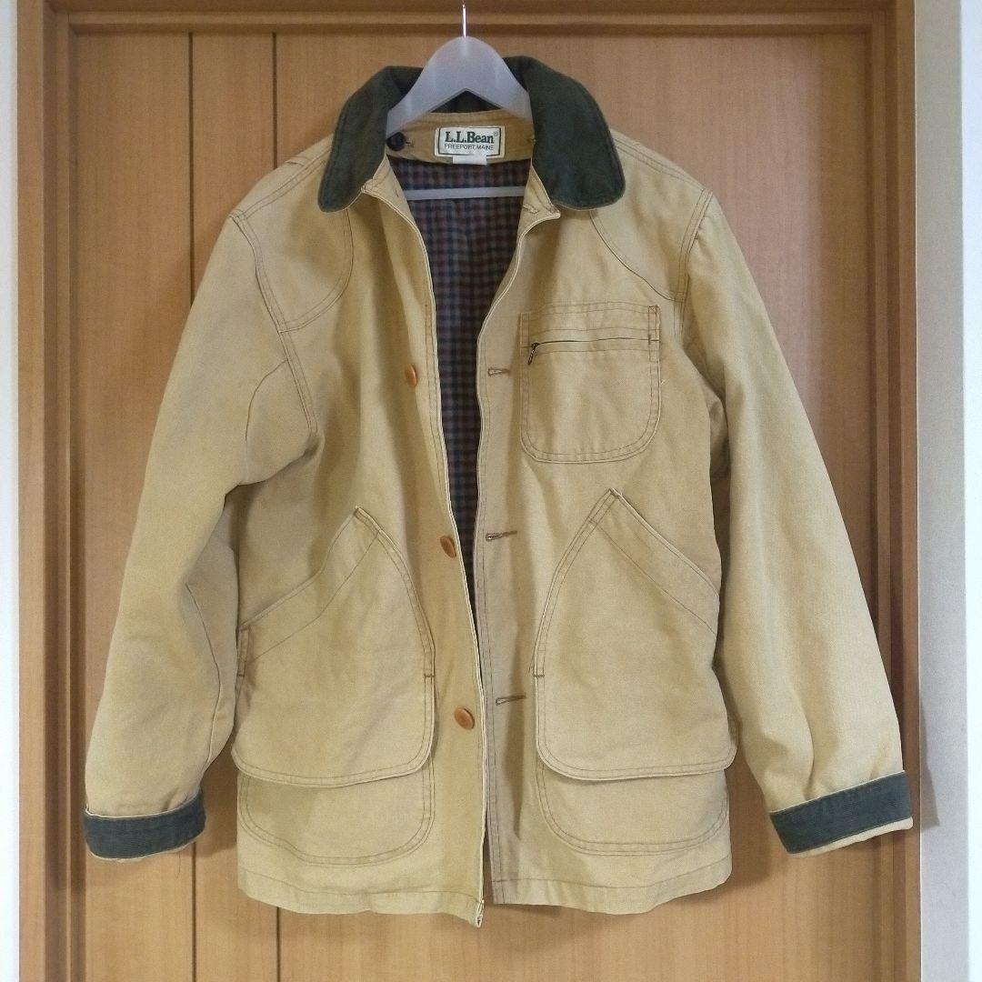 LLBEAN ダック地ジャケット H147 アメリカ製 Sサイズ