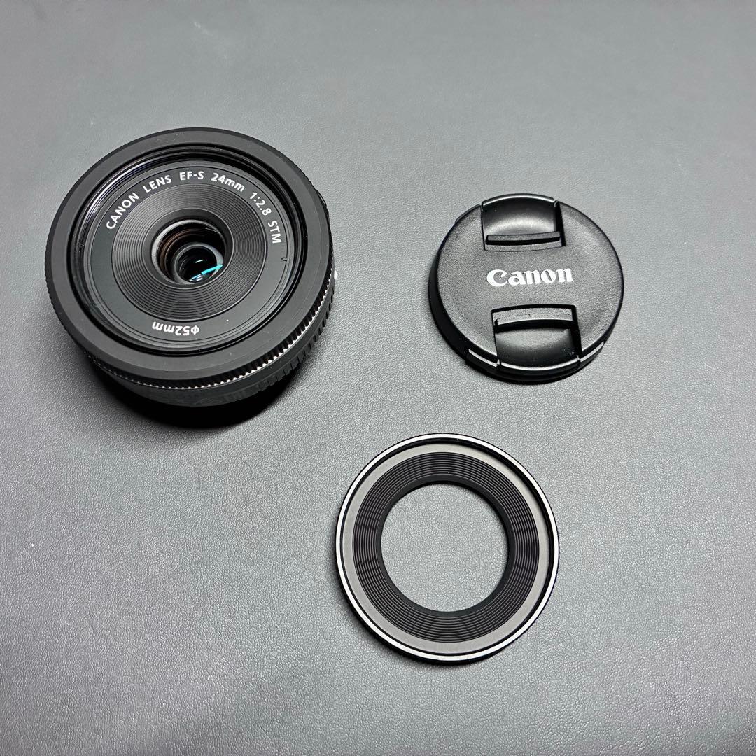 Canon EF-S 24mm F2.8 STM フードおまけ付き