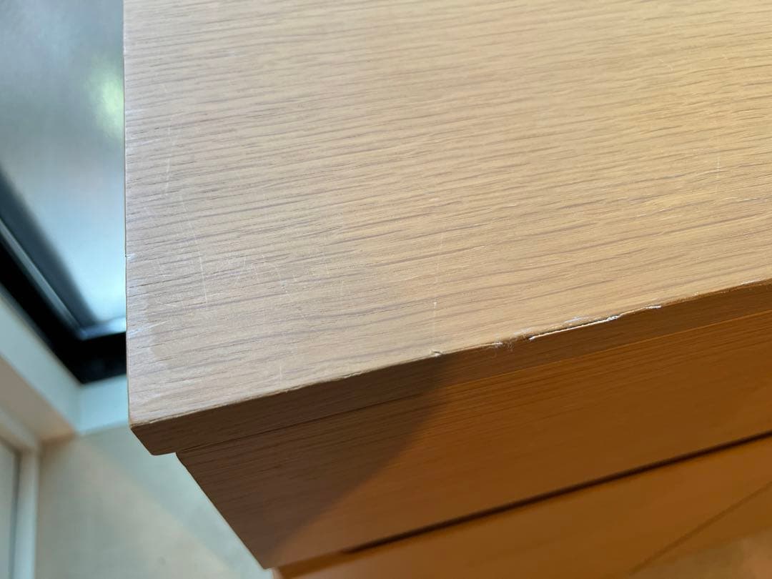 [送料込み] 希少 廃盤品 無印良品 オーク材脚付キャビネット