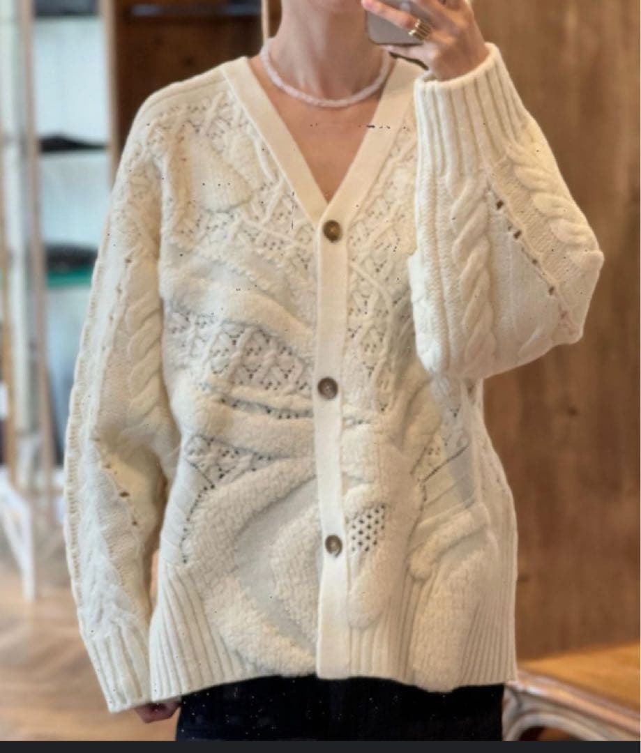 M*i様 最終値下　美品定価81,400Mame Kurogouchi ニットカ