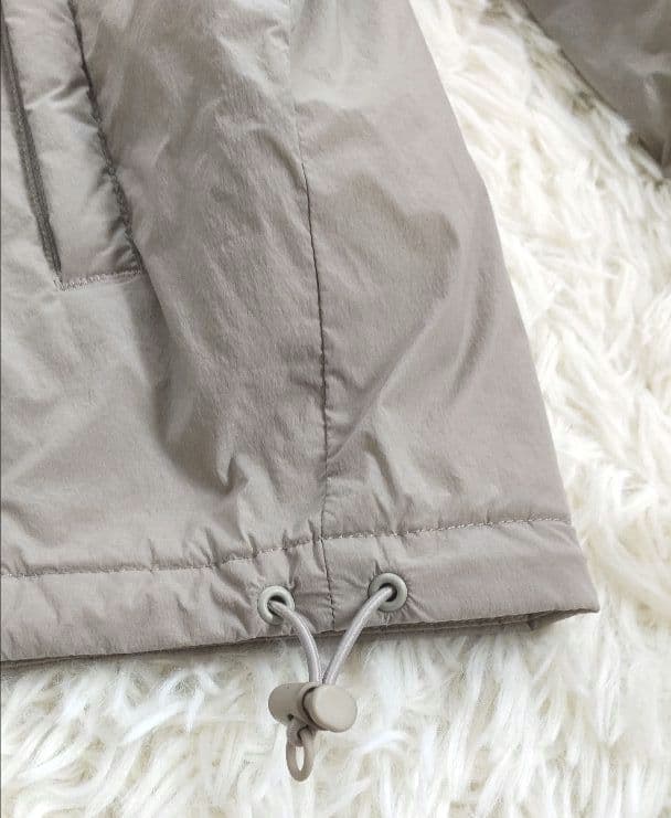 DANTON⿻ナイロンストレッチタフタノーカラー インサレーション ジャケット