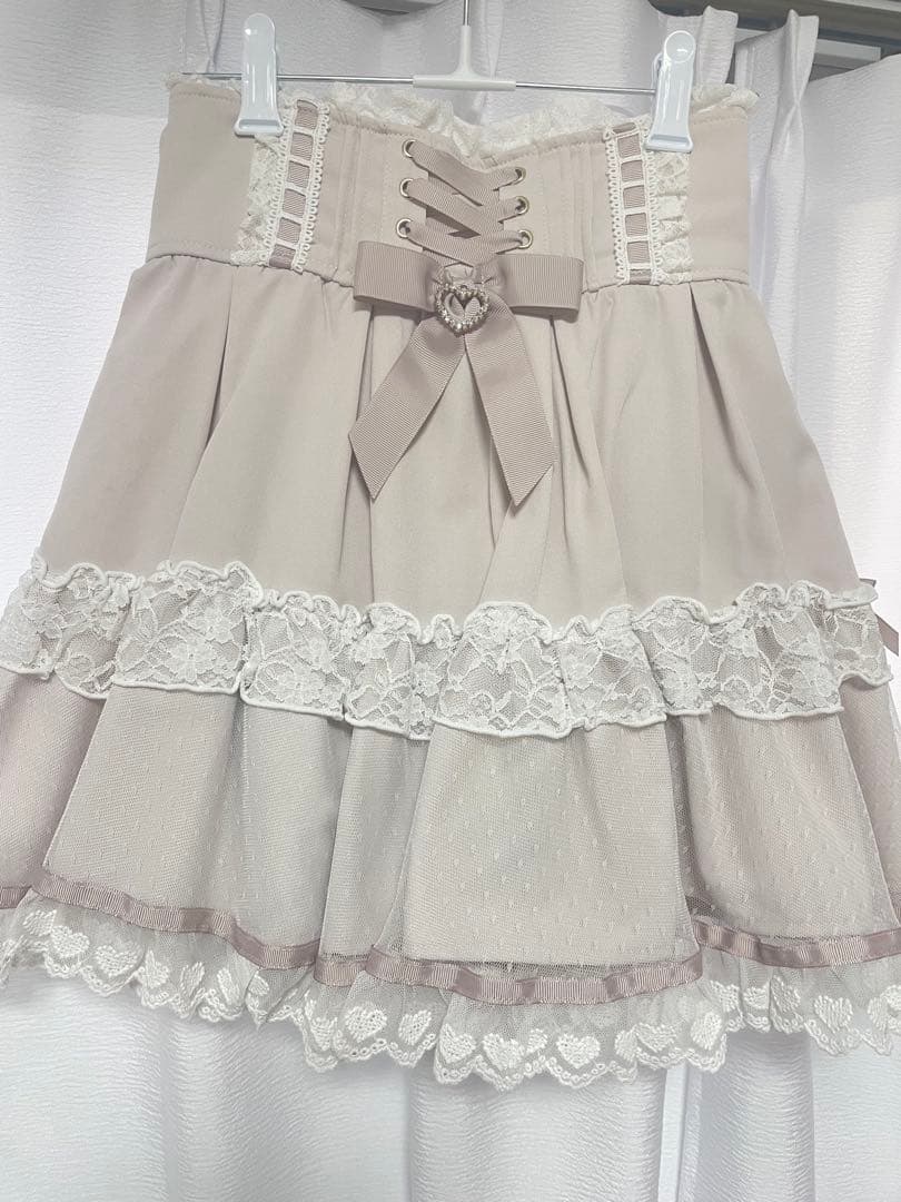 LIZLISA フロントカシュクールBIGリボンセットアップ