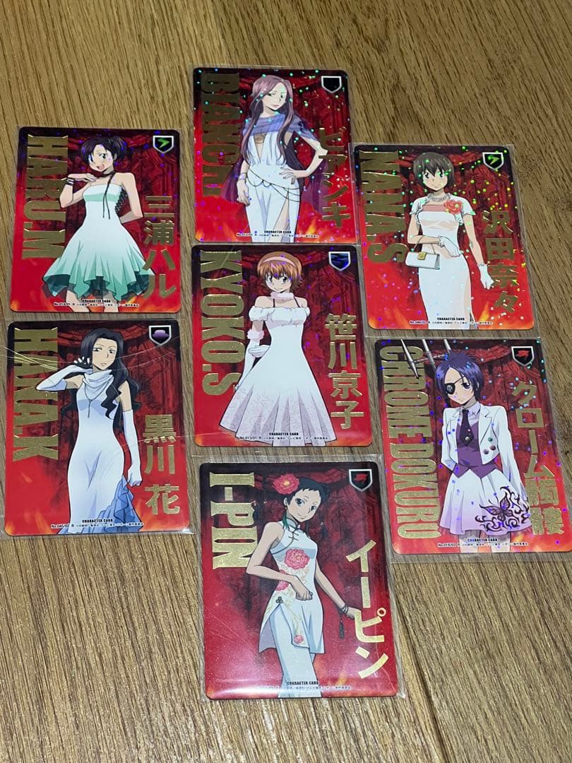 家庭教師ヒットマンREBORN! CCG 主要女性陣セット