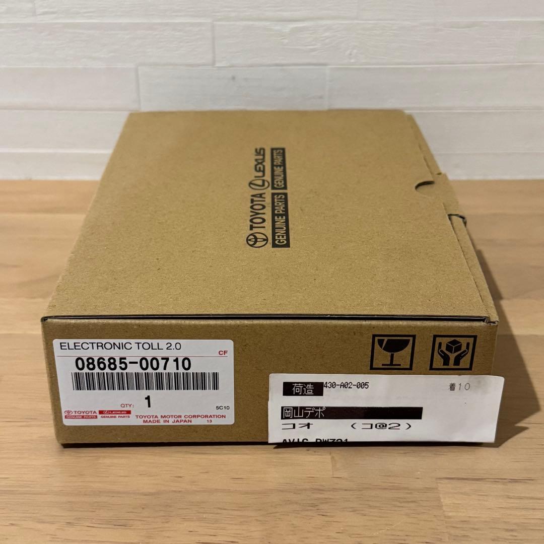 新品 純正 トヨタ レクサス ETC 2.0 ビルトイン 08685-00710