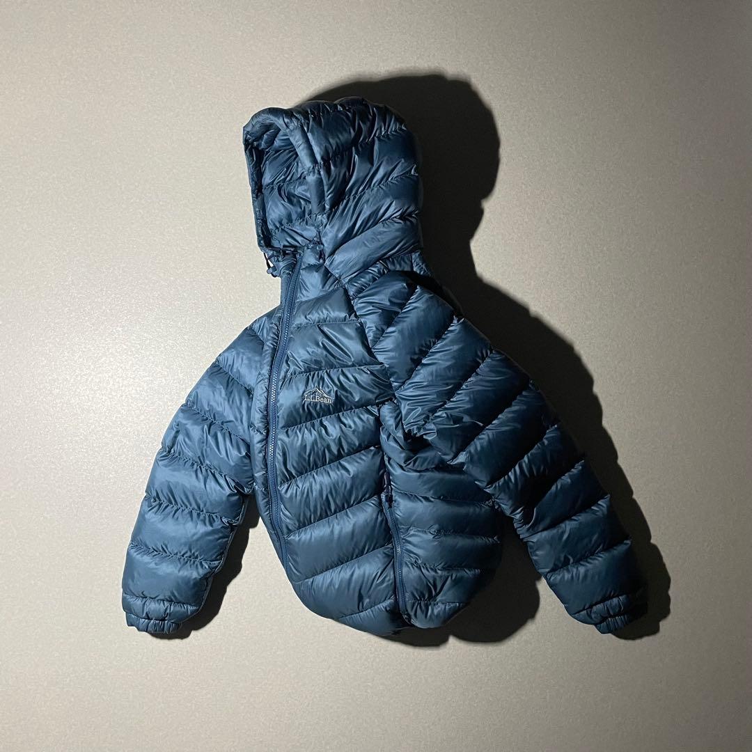 エルエルビーン　アルパインダウンパーカ　クレイターレイク　テックブルー　水色