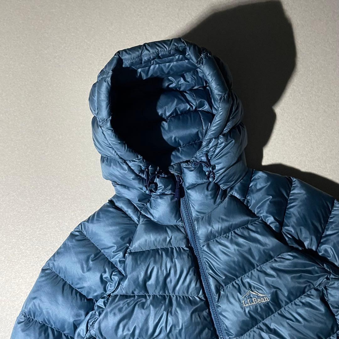 エルエルビーン　アルパインダウンパーカ　クレイターレイク　テックブルー　水色