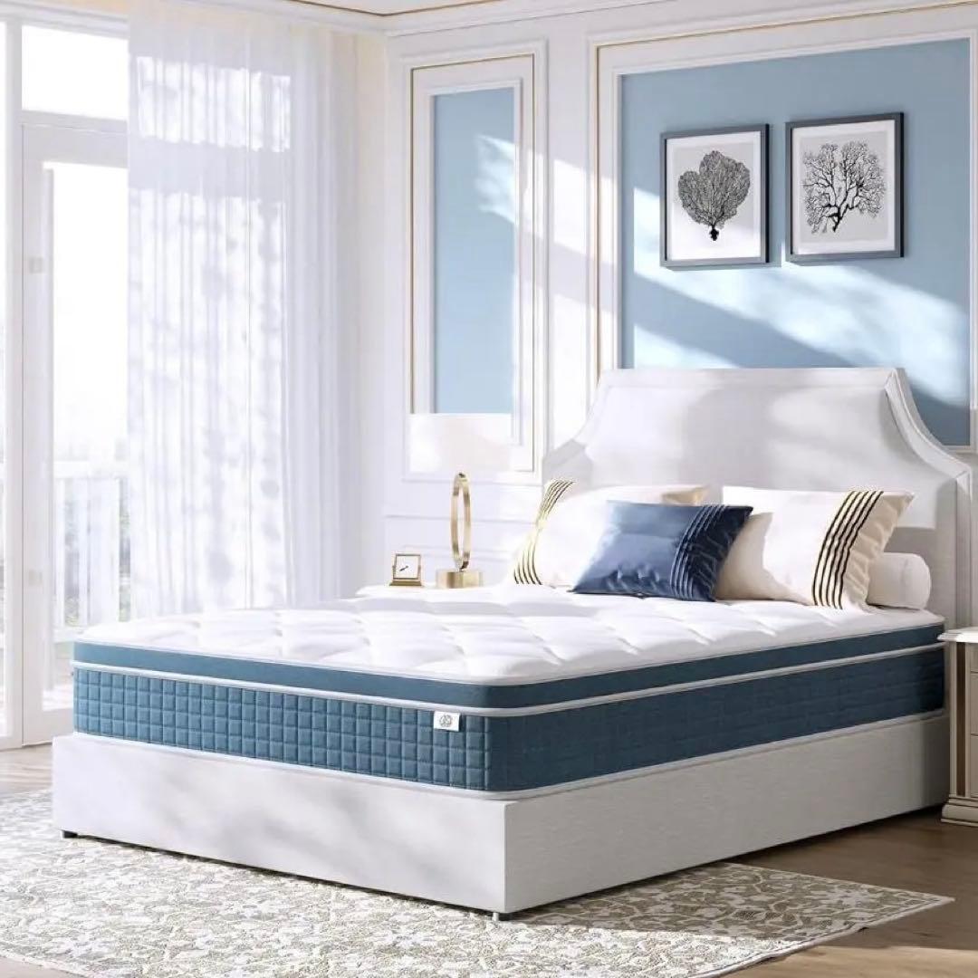 マットレス　シングル　ポケットコイル　厚み20cm　高反発　体圧分散