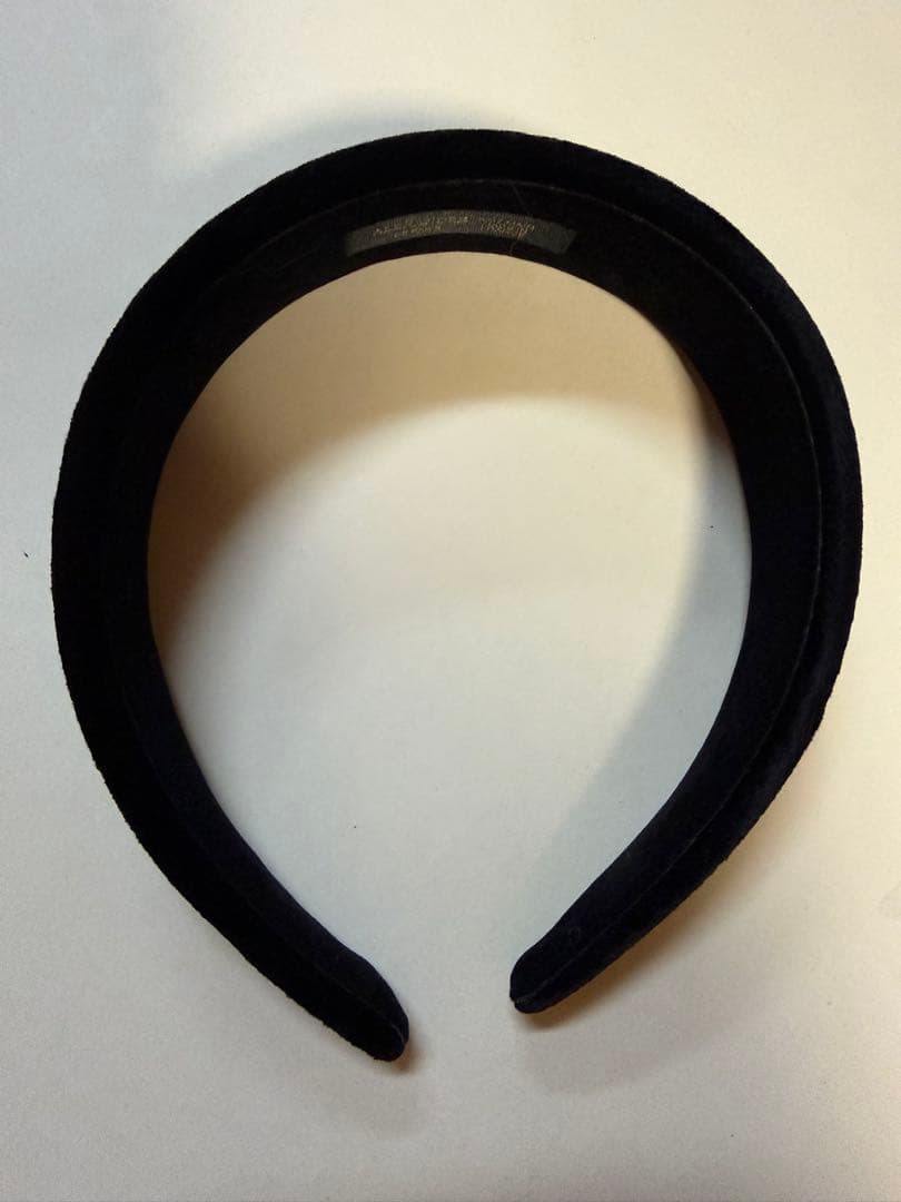 アレクサンドルドゥパリ　ベロアカチューシャ　ブラック