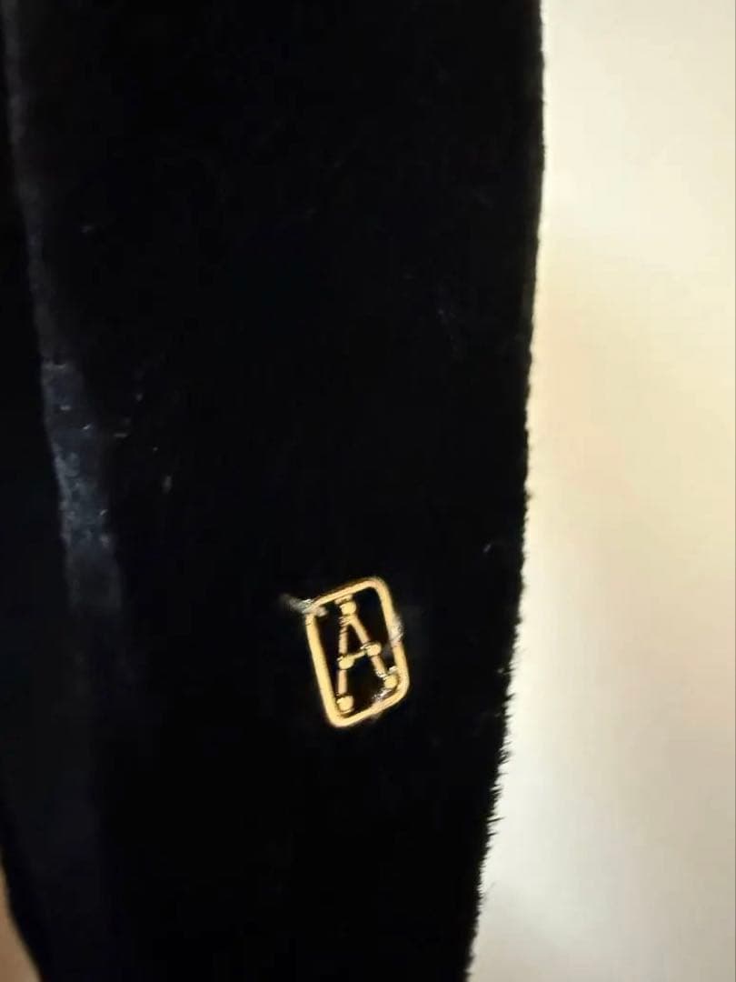 アレクサンドルドゥパリ　ベロアカチューシャ　ブラック