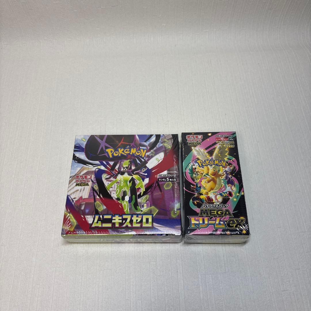 ポケモンカードムニキスゼロ & MEGAドリームEXボックスシュリンク付き