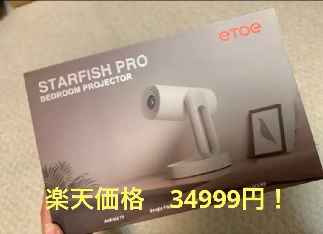 ⭐︎最安値⭐︎ 美品！　ETOE STARFISH PRO プロジェクター