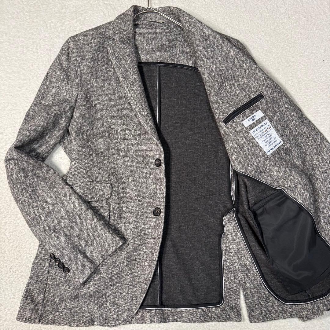 未使用級 メンズXL相当 チルコロ イージーストレッチテーラードジャケット 50
