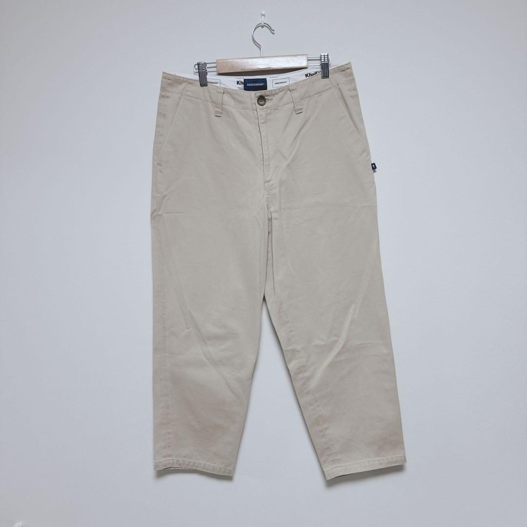 DESCENDANT KhaKee テーパードパンツ チノパン ベージュ