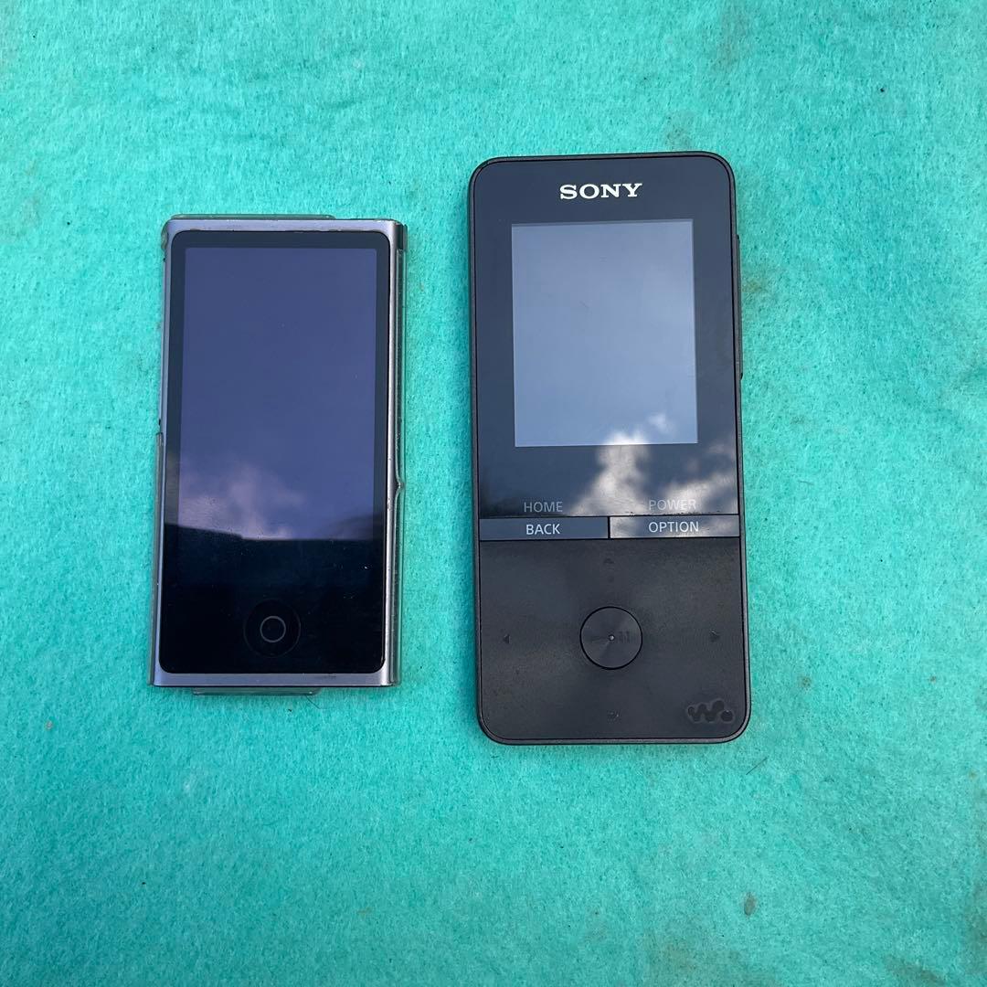 SONY ウォークマン & Apple iPod セット　2台まとめて　稼働品