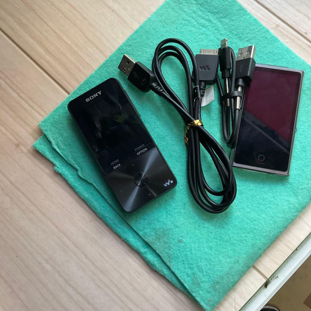 SONY ウォークマン & Apple iPod セット　2台まとめて　稼働品