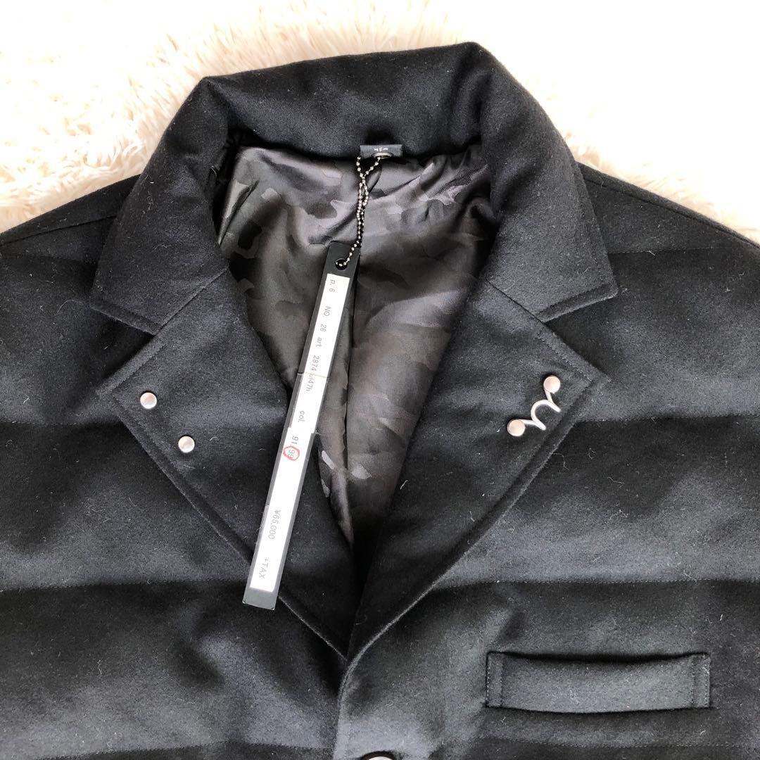 【未使用品】WJKウールダウンジャケット　ブラック黒　テーラードジャケット
