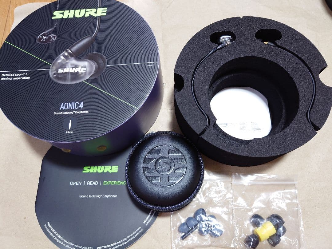 SHURE AONIC4 有線イヤフォン（右のみ）
