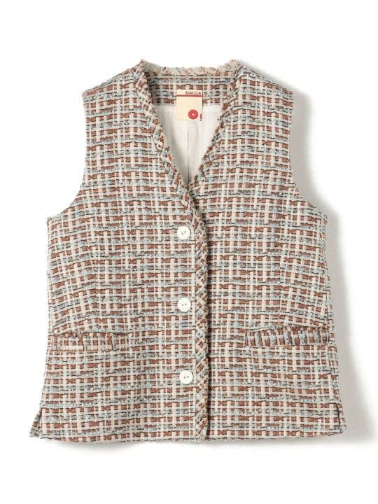 BACCA ツイードベスト 新品未使用