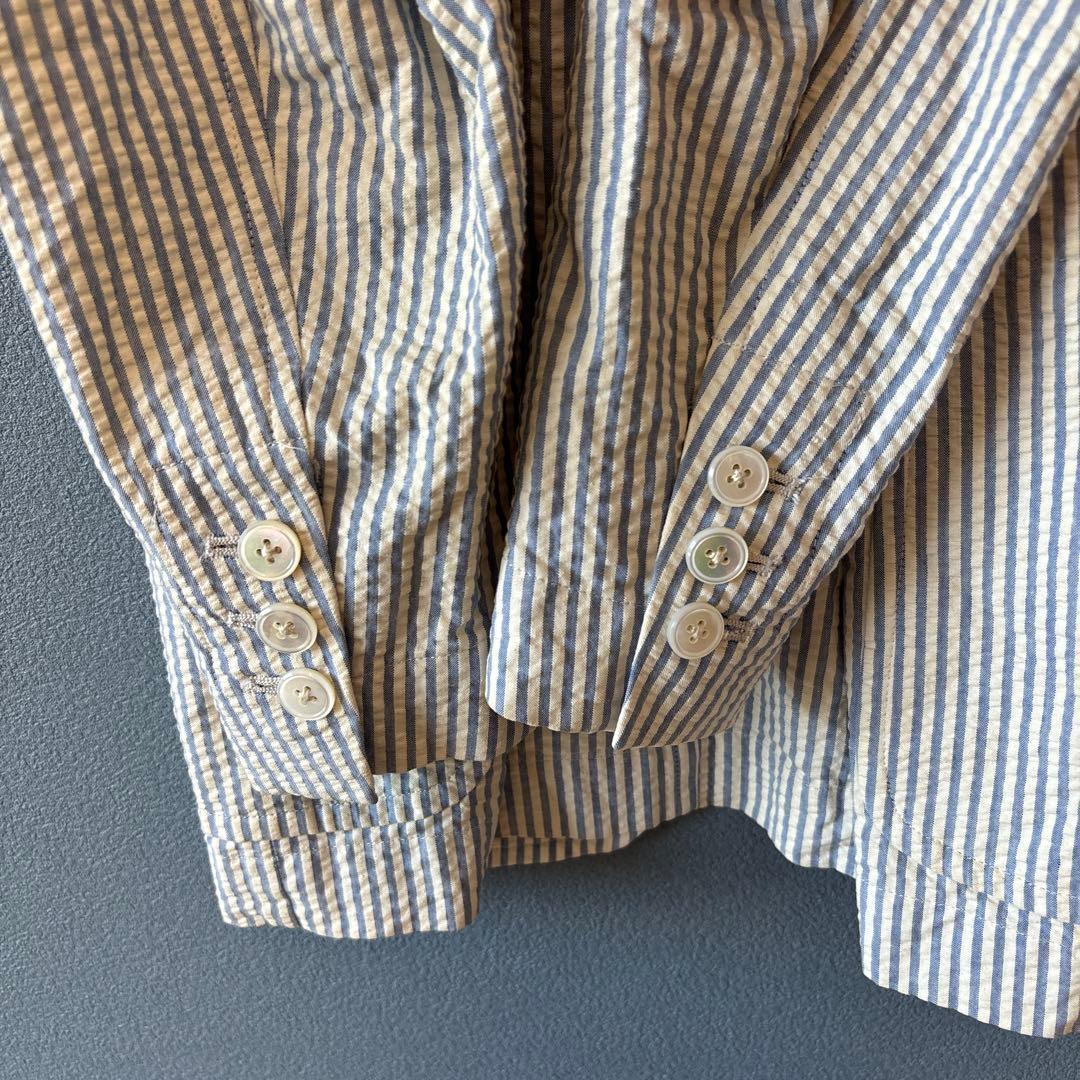 エーボンハウス［M］ヴィンテージ◎2点セット◎ストライプ柄シアサッカージャケット