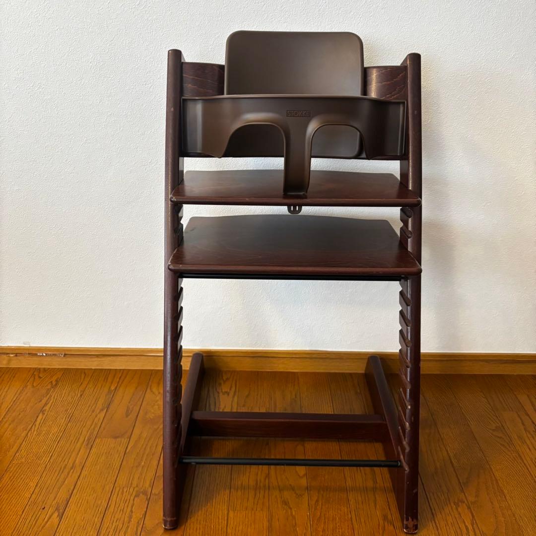 ストッケ　トリップ トラップ　ベビーチェア+ベビーセット　ウォールナット