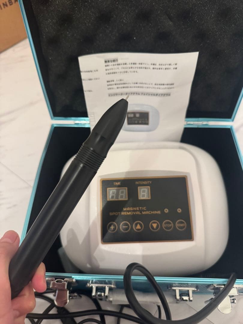 美顔器4点セット☆ポータブル高周波美容器ハイフルクエンシーデバイスセット