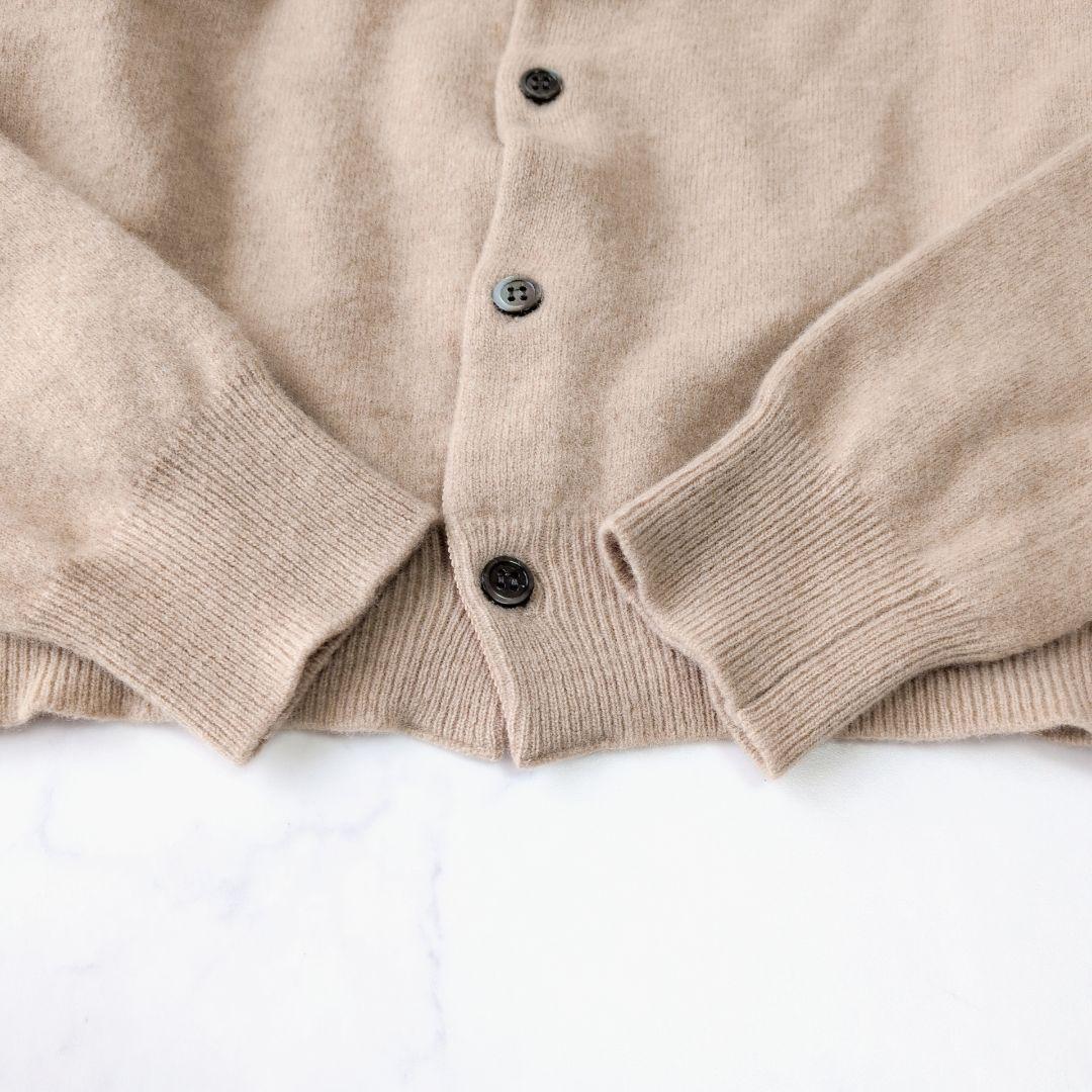 プレイコムデギャルソン カーディガン ブラックハート ウール100% M