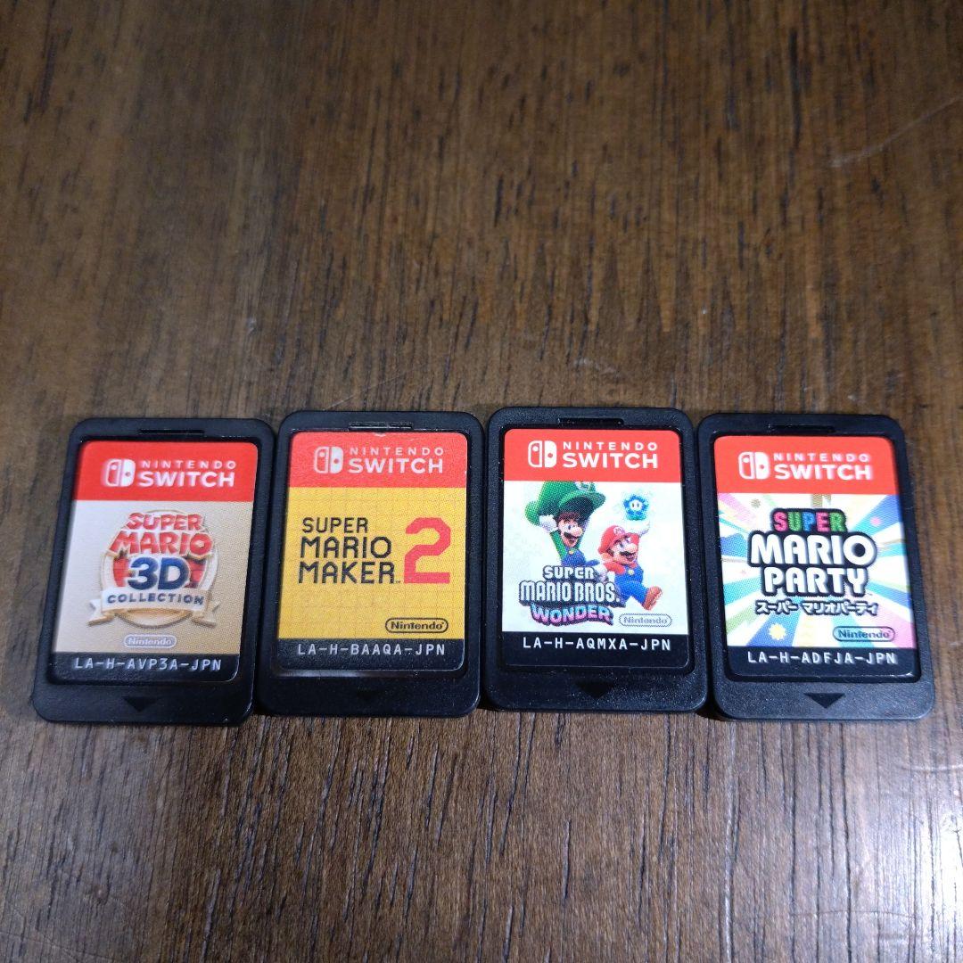 スーパーマリオ4本セット 3Dコレクション メーカー2 ワンダー パーティー