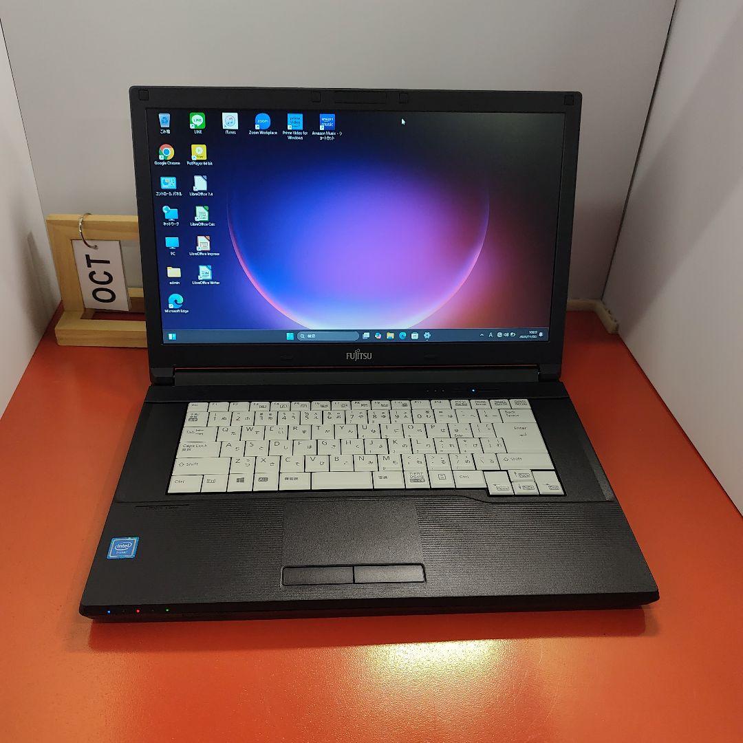 Fujitsu ノートパソコン Windows11　オフィス付き　爆速SSD搭載