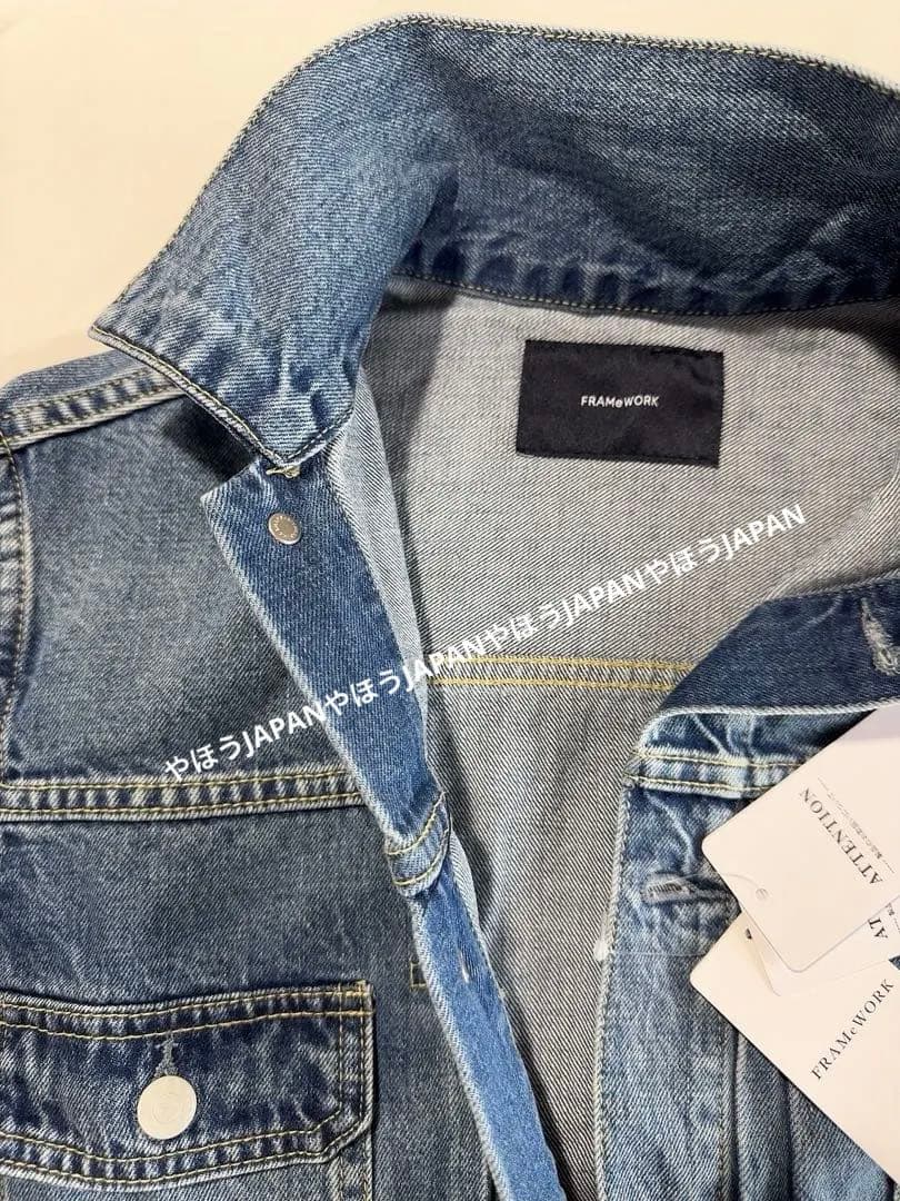 【未使用】FRAMeWORK デニムジャケット、フレームワークデニム 38サイズ