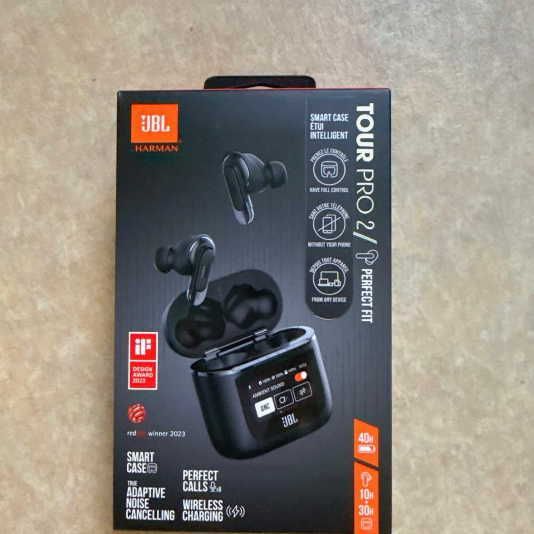 JBL TOUR PRO 2 ワイヤレスイヤホンハイブリッドノイズキャンセリング