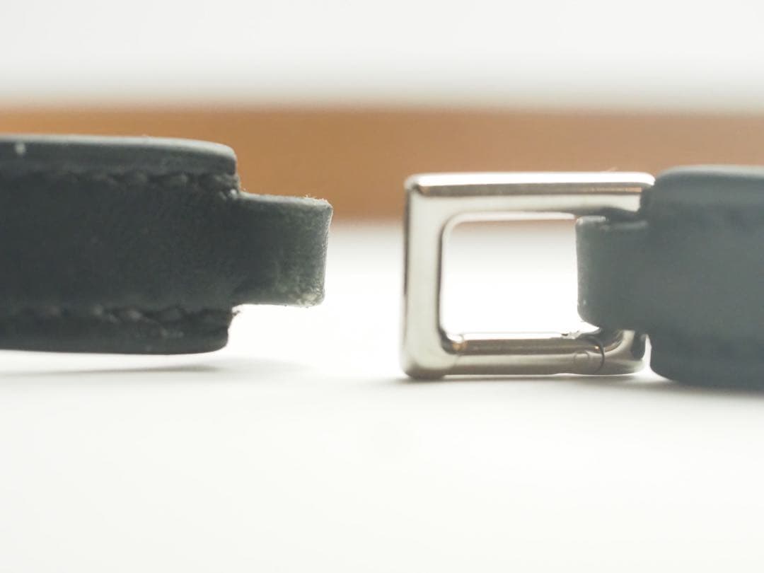 エルメス　リヴァル ドゥブルトゥール ブレスレット　シルバー×ブラック 付属品有