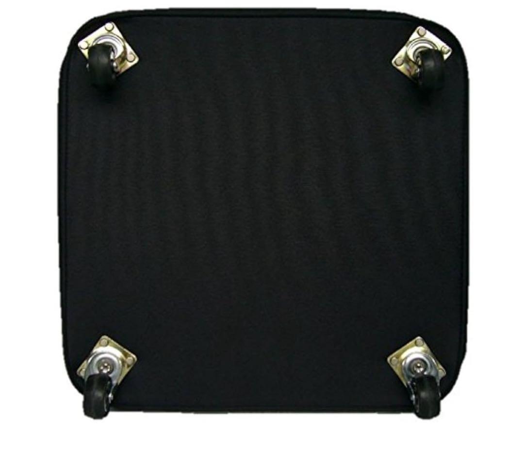 キャスター付き ゴルフクラブ収納バッグ 【ブラック】