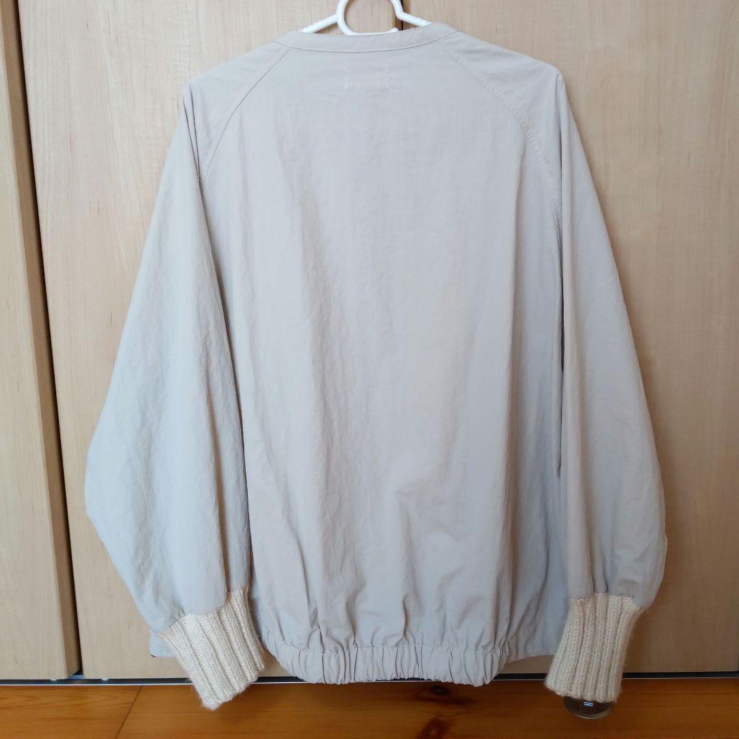 mao made　ローゲージリブバンドカラージャケット