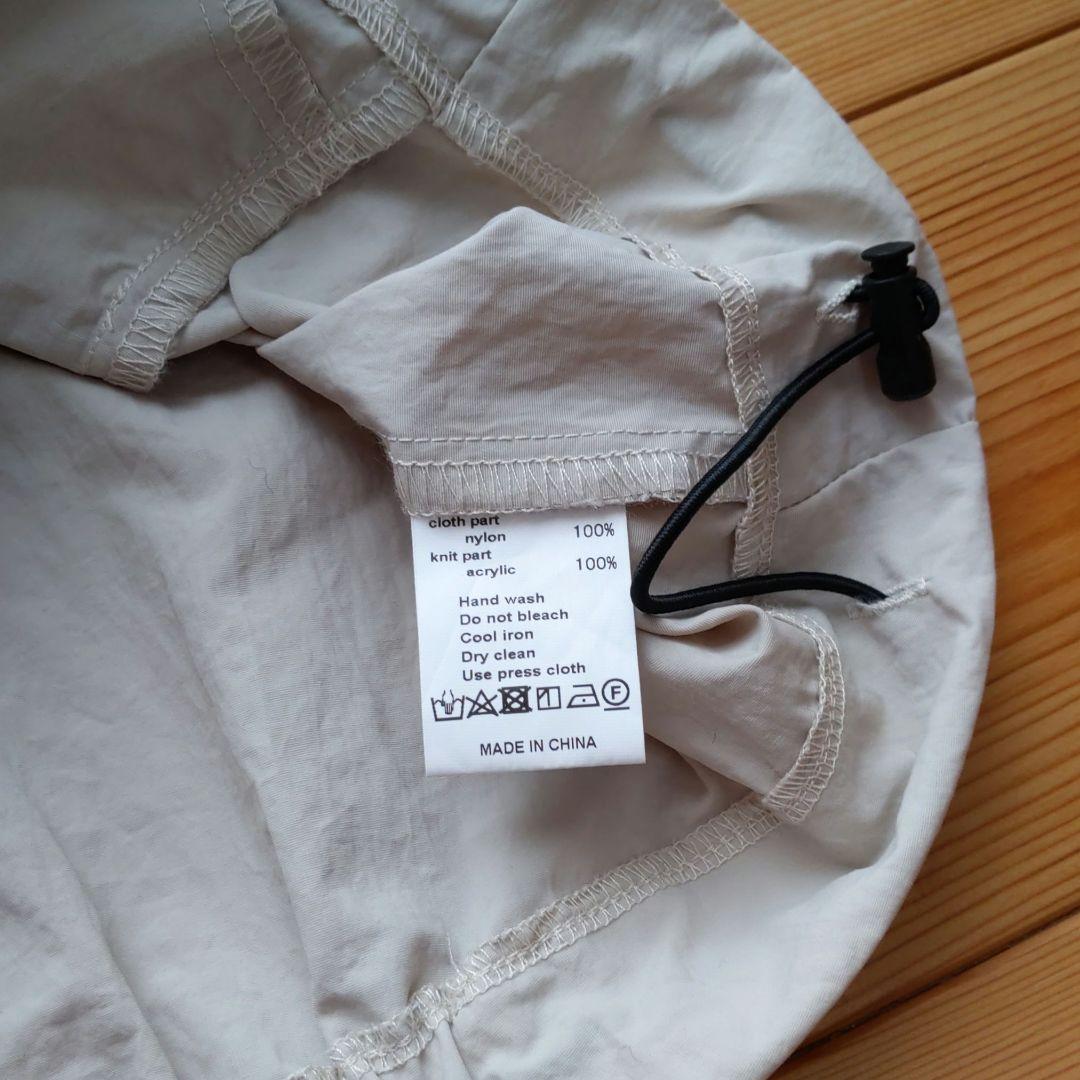 mao made　ローゲージリブバンドカラージャケット