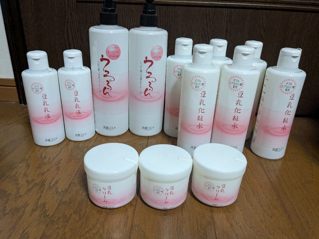 ク*ー様 良選コスメ　セット　豆乳化粧水　豆乳クリーム　豆乳乳液スキンローション