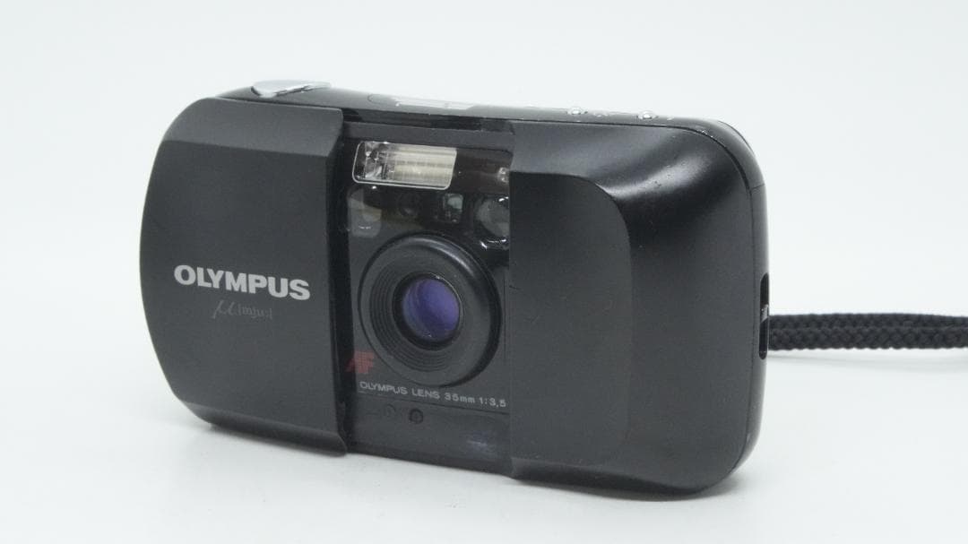 【A3129】 OLYMPUS μ オリンパス ミュー ブラック