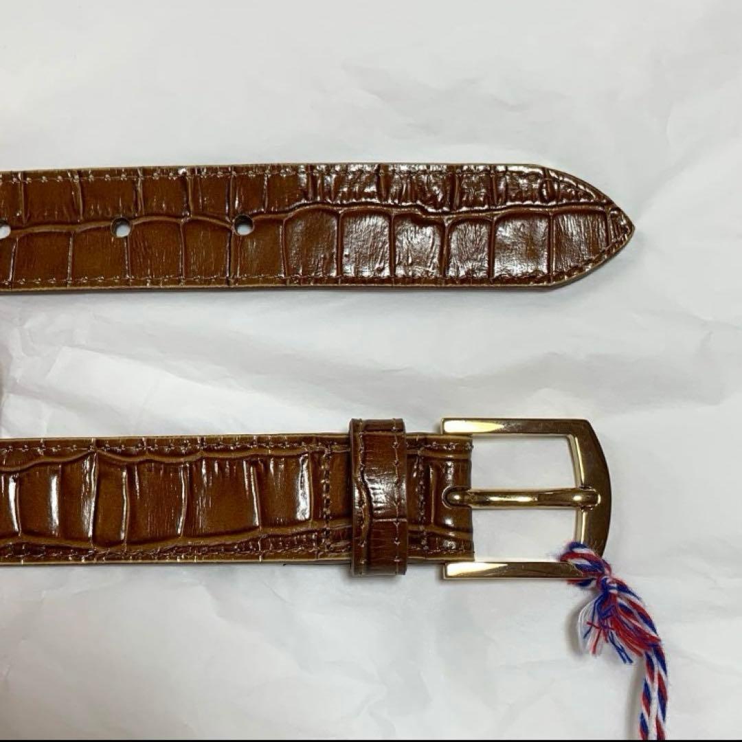 MAISON BOINET スクエアバックルレザーベルト