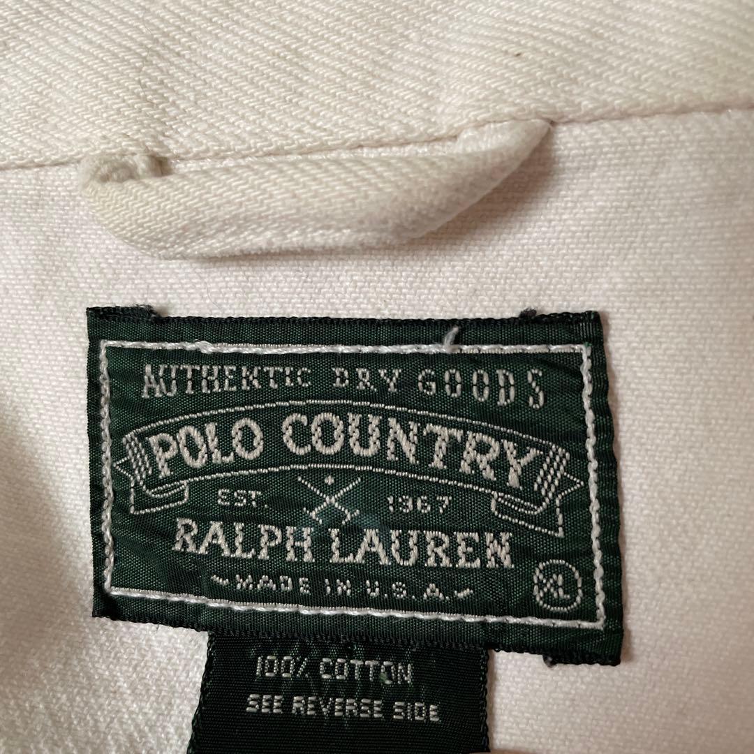 80sポロカントリーカバーオール超レアラルフUSA製XL
